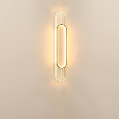 Creative Luxury Ring Acrylic Aluminum LED Wall Sconce Lamp