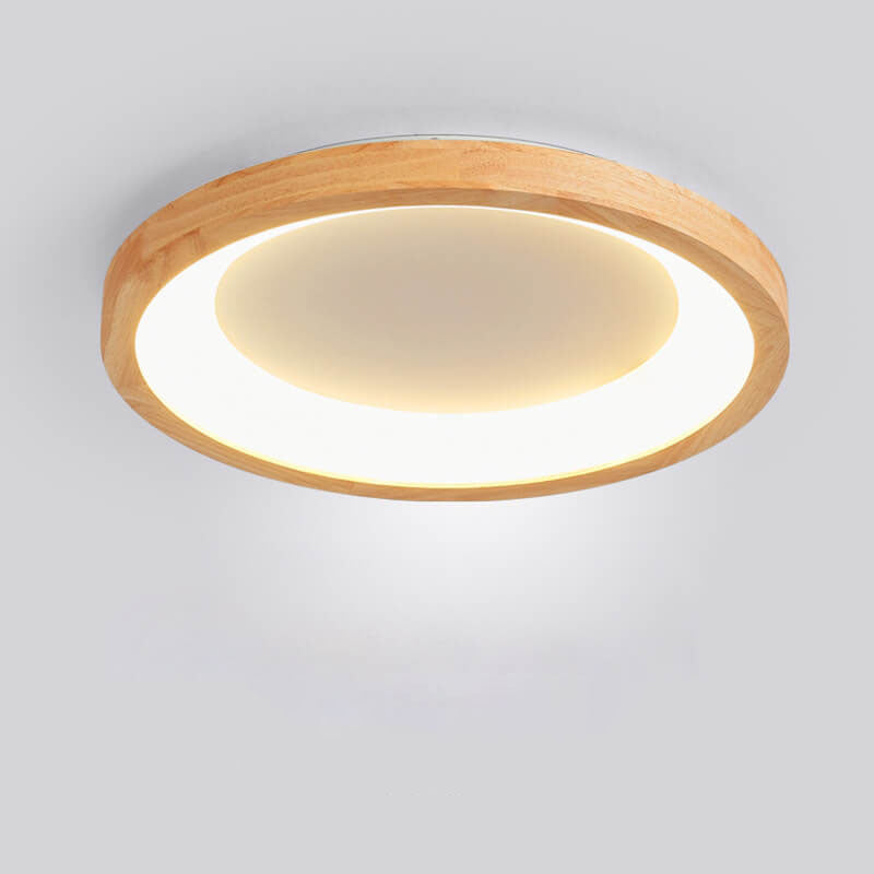 مصباح سقف LED بتصميم دائري على شكل جذوع الأشجار الإسكندنافية المعاصرة لغرفة المعيشة