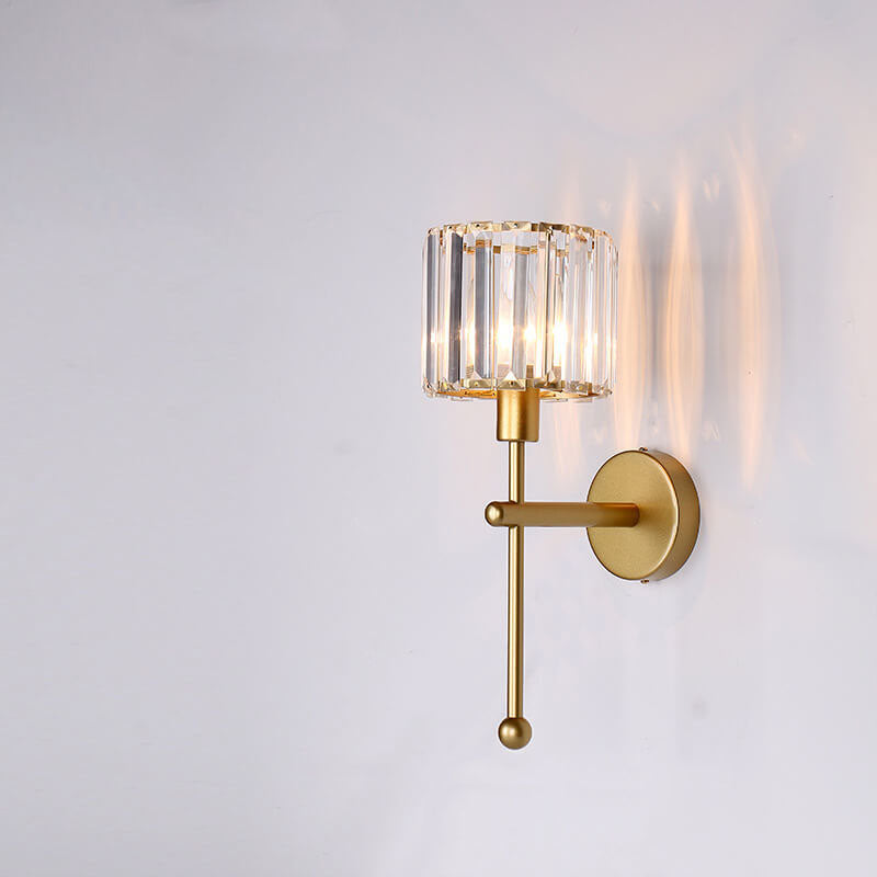 Vintage Light Luxury Crystal Bird 1-Light Wall Sconce Lamp
