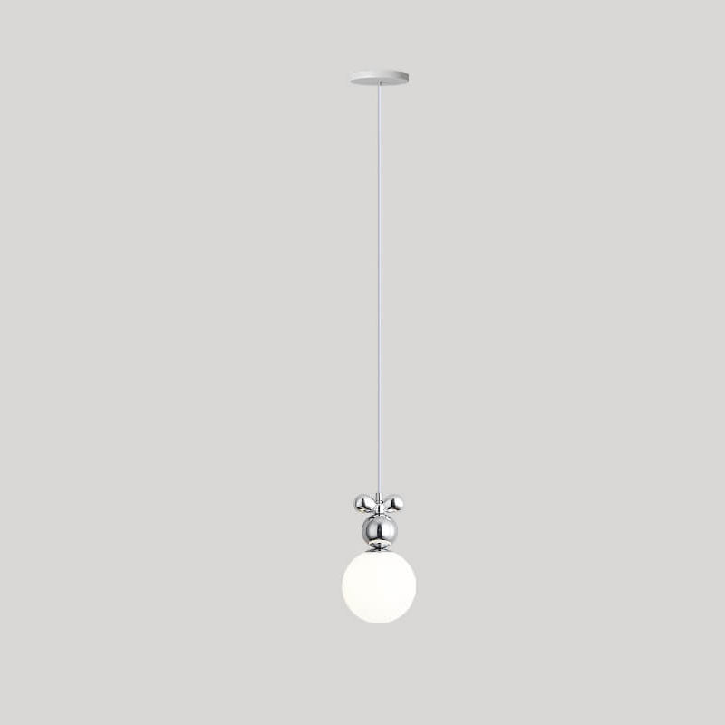 Modern Minimalist Hardware Design Sphere 1-light Pendant Light