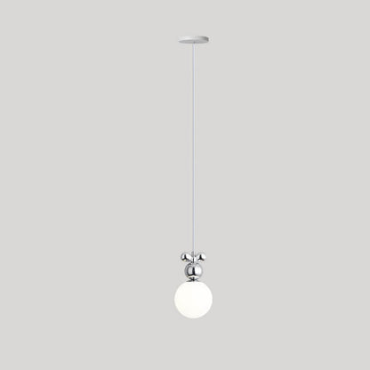Modern Minimalist Hardware Design Sphere 1-light Pendant Light