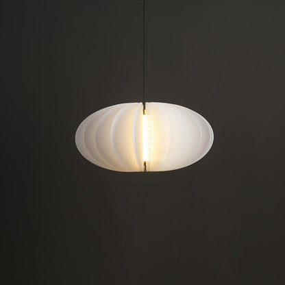 Modern Minimalist Pure White Creative Shape PE LED Pendant Light