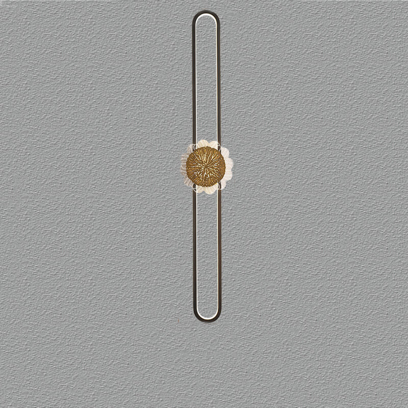 Industrial Full Copper Minimalist Creative Ring Design LED Wall Sconce Lamp