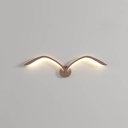 مصباح حائط LED من الأكريليك بتصميم طائر النورس بتصميم بسيط إسكندنافي 
