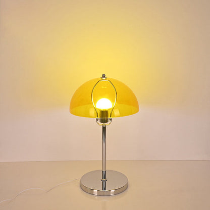 Nordic Vintage Clear Dome Acrylic LED USB Table Lamp