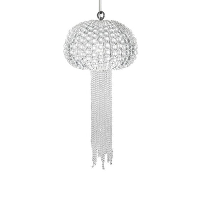 Modern Light Luxury Glass Jellyfish Shape 1-Light Pendant Light