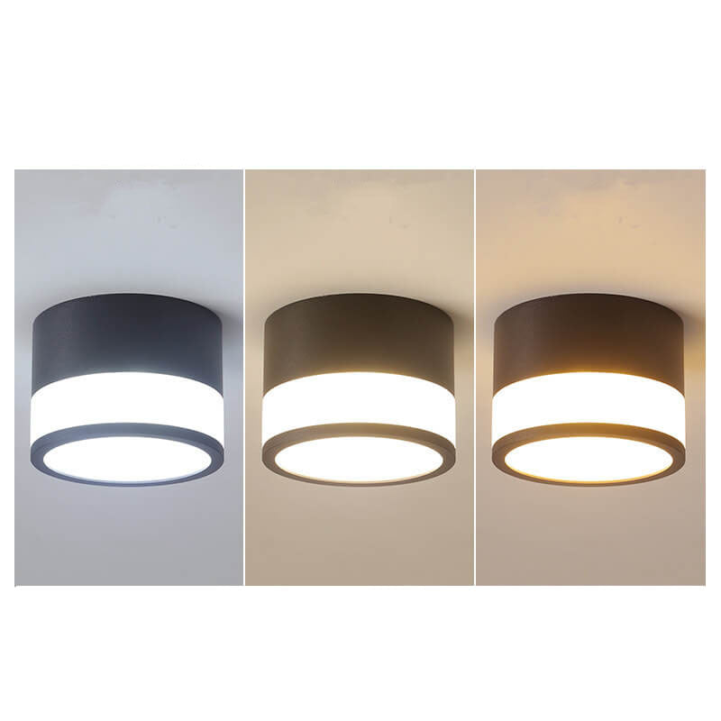 Modern Minimalist 1-Light LED Flush Mount Ceiling Light