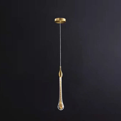 Modern Personality Creative Crystal Drops LED Pendant Light