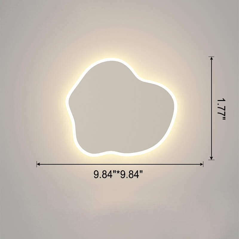 مصباح حائط LED بتصميم إبداعي عصري مصنوع من الحديد والأكريليك 