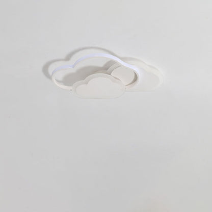 Creative Cartoon Acrylic Cloud Design LED Flush Mount Ceiling Light
