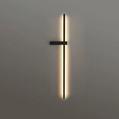 مصباح حائط LED بتصميم عصري بسيط من الحديد والألومنيوم والسيليكا لغرفة النوم 
