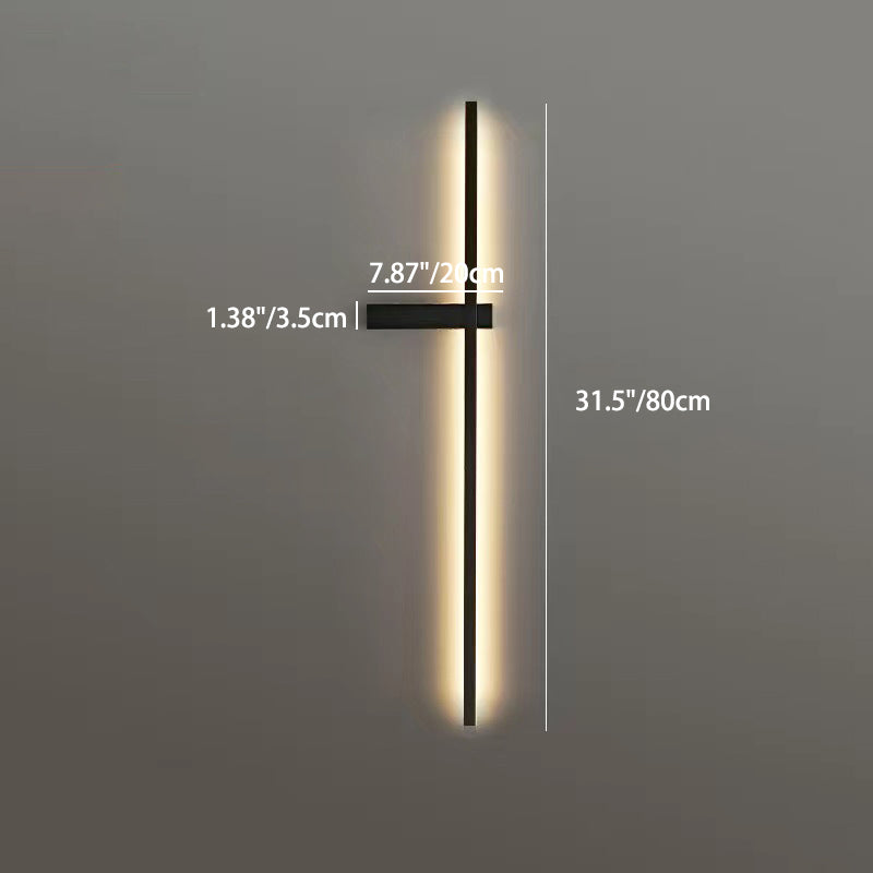 مصباح حائط LED بتصميم عصري بسيط من الحديد والألومنيوم والسيليكا لغرفة النوم 