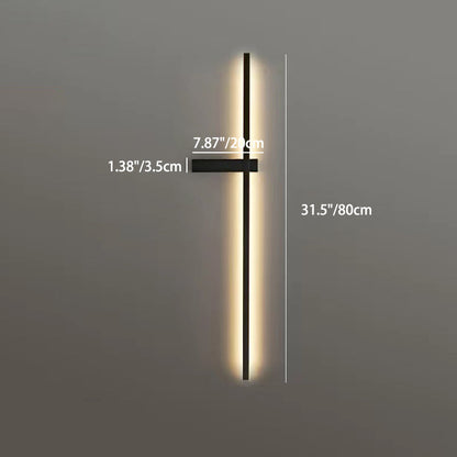 مصباح حائط LED بتصميم عصري بسيط من الحديد والألومنيوم والسيليكا لغرفة النوم 