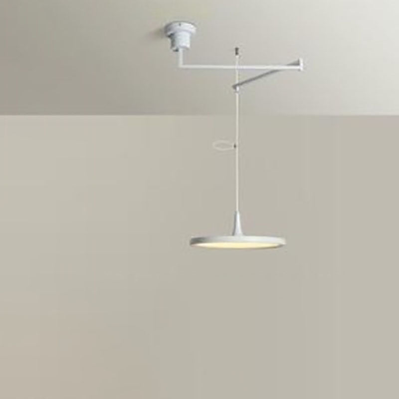 Modern Minimalist Hardware Aluminum Flying Saucer LED Pendant Light For Dining Room