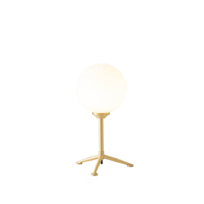 Modern Simple Spherical Milky White Lampshade 1-Light Table Lamp