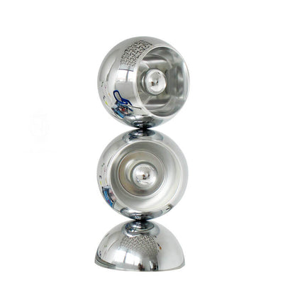 Nordic Minimalist Chrome Metal Orb 1/2/3 Light Table Lamp