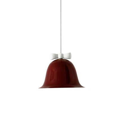 Modern Minimalist Bow Bells Iron 1-Light Pendant Light For Bedroom