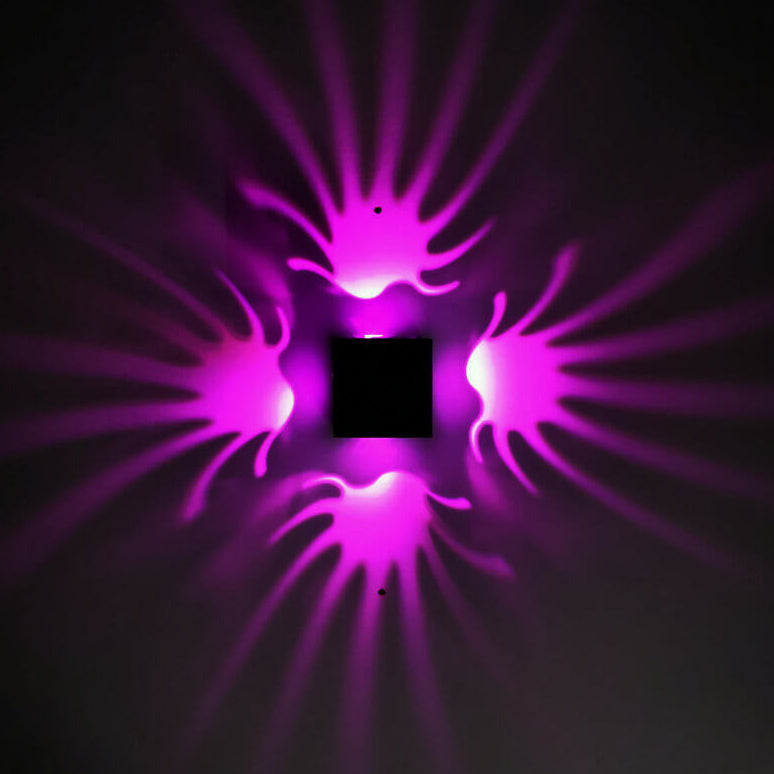 مصباح حائط زخرفي LED على شكل ذيل فينيكس من الألومنيوم من Creative Square 