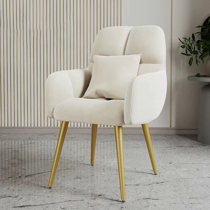 Modern Minimalist Sponge Square Vanity Stool Backrest For Bedroom