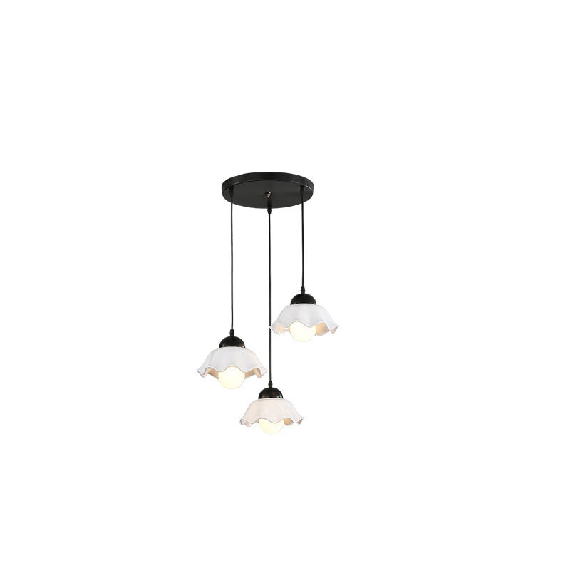 مصباح معلق سيراميكي من Nordic Rustic Hardware بإضاءة 1/3 