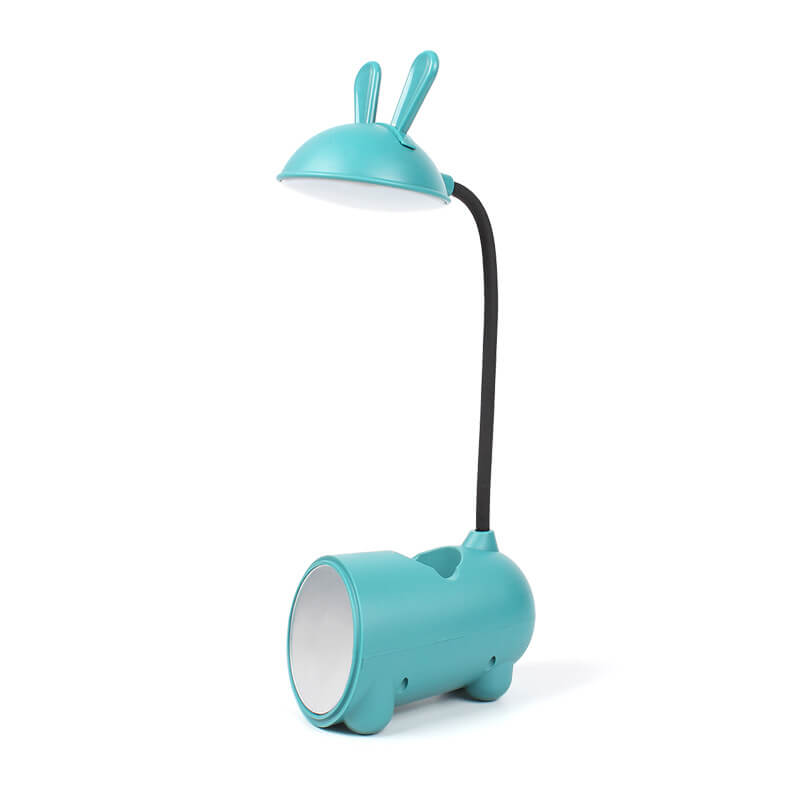 Cartoon Creative Rabbit LED Touch USB Pen Holder Desk Lamp