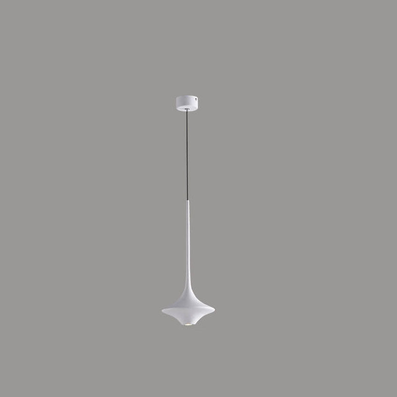 Modern Minimalist Solid Color Hardware Resin LED Pendant Light
