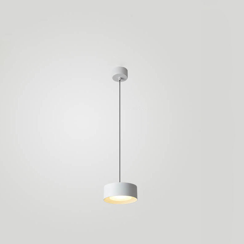 Modern Minimalist Round Head Iron LED Pendant Light