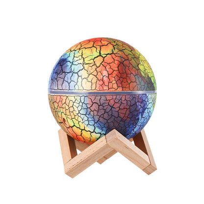 Creative Cracked Planet USB Bluetooth Music Star Projection Night Light LED Table Lamp