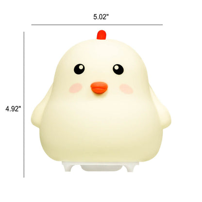 Creative Pat Silicone Night Light LED Remote Timing Table Lamp