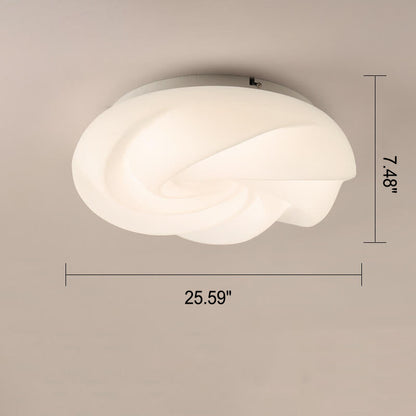 Creative Rose Cloud Design LED Flush Mount Light