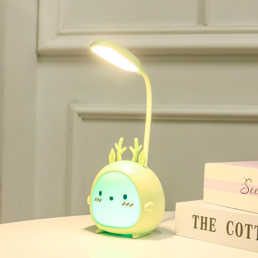 Creative Cartoon Animal Student USB Charging Foldable LED Table Lamp