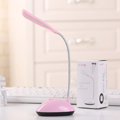 Creative Mini Macaron Plastic LED Folding Eye Care Battery Desk Lamp