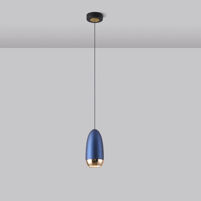 مصباح LED صناعي من الألومنيوم الإبداعي على شكل رصاصة 