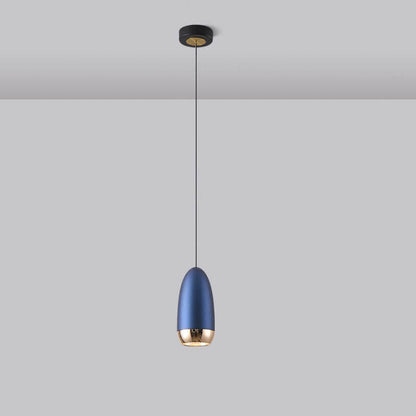 مصباح LED صناعي من الألومنيوم الإبداعي على شكل رصاصة 