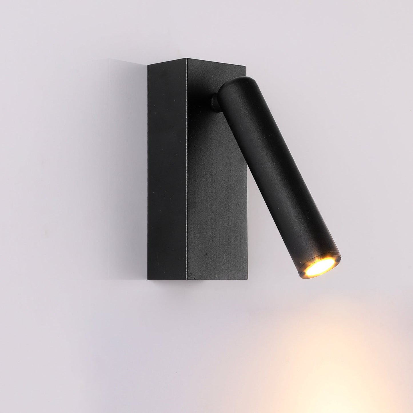 مصباح حائط LED دوار من الألومنيوم بتصميم عصري بسيط 