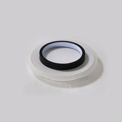 Modern Round Square Black White Iron Acrylic LED Flush Mount Light