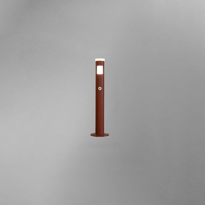 Creative Cylinder Vase Aluminum Acrylic LED Decorative Table Lamp