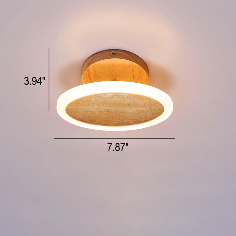 مصباح سقف LED بيضاوي الشكل بتصميم عصري بسيط مع قاعدة شبه مستوية 