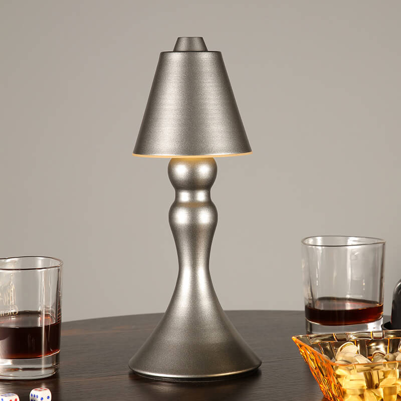 Modern Metal Rechargeable LED Table Lamp