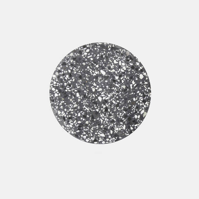 European Modern Round Textured Marble LED Wall Sconce Lamp