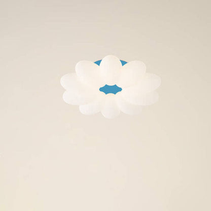 Modern Minimalist PVC Floral Shape LED Kids Flush Mount Ceiling Light