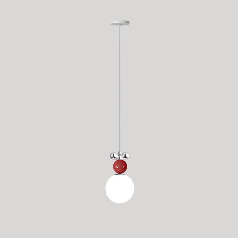 Modern Minimalist Hardware Design Sphere 1-light Pendant Light