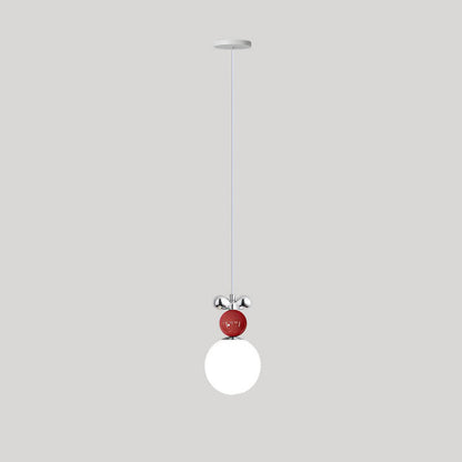 Modern Minimalist Hardware Design Sphere 1-light Pendant Light