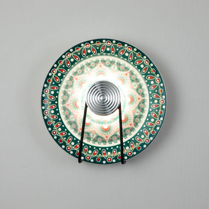 مصباح حائط LED دائري من الحديد المطاوع الصيني بتصميم عتيق 