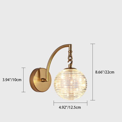 مصباح حائط LED بتصميم عصري بسيط مصنوع من قرن الغزال الدائري المصنوع من الحديد والزجاج لغرفة المعيشة