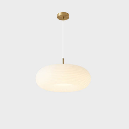 Modern Cream Style Apple All-Copper LED Pendant Light