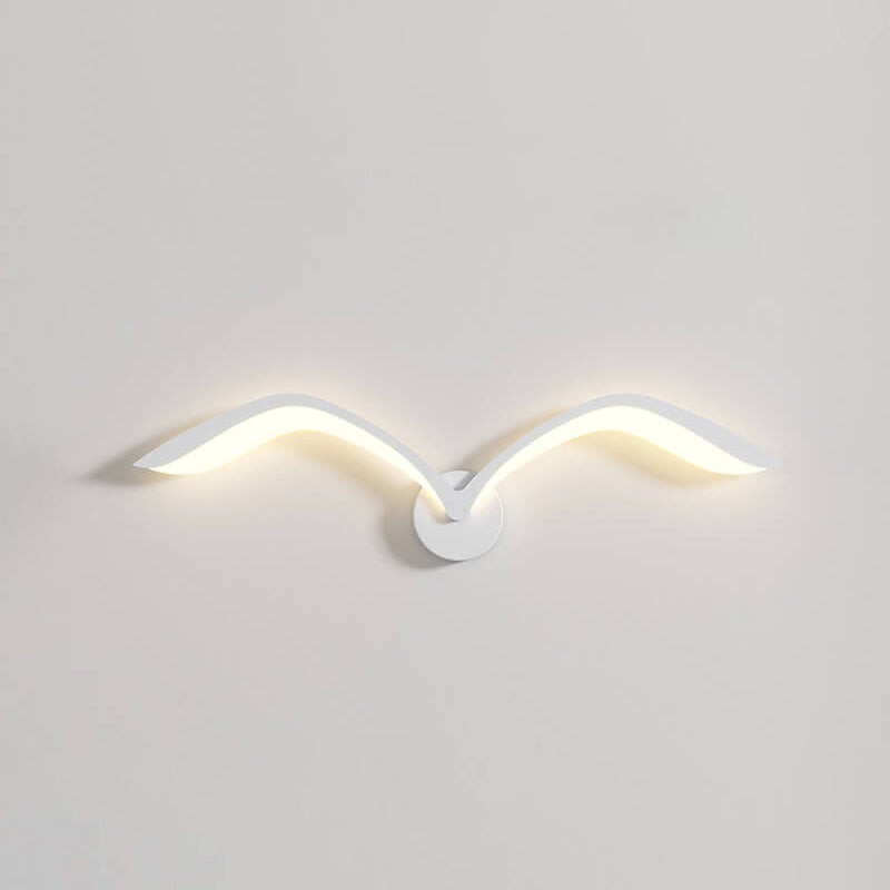 مصباح حائط LED من الأكريليك بتصميم طائر النورس بتصميم بسيط إسكندنافي 