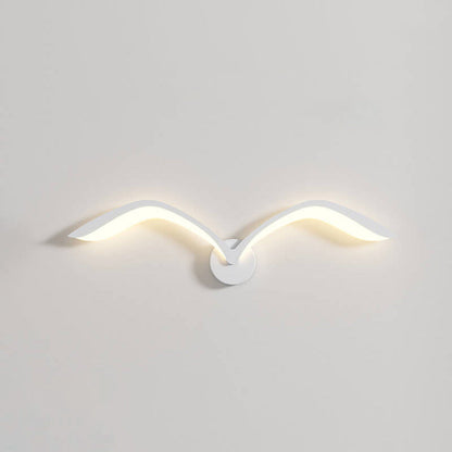 مصباح حائط LED من الأكريليك بتصميم طائر النورس بتصميم بسيط إسكندنافي 