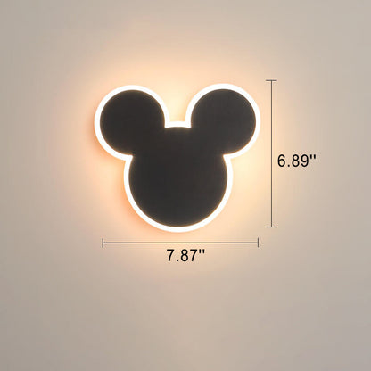 Cartoon Creative Mouse Rabbit LED Wall Sconce Lamp