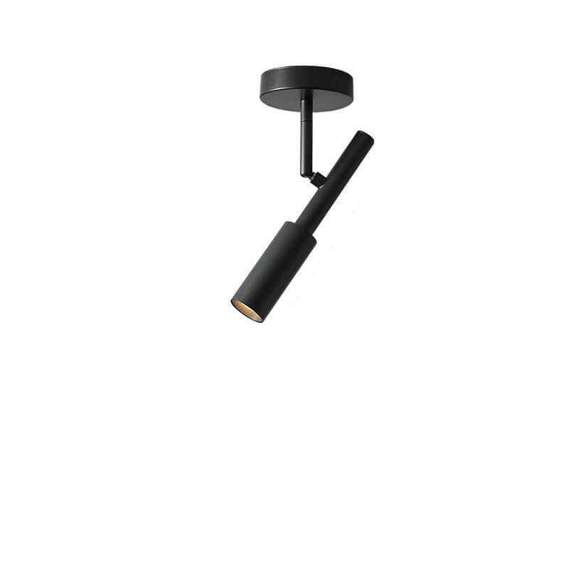 Minimalist Spotlight Rotatable LED Semi-Flush Mount Ceiling Light